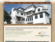 Tablet Screenshot of biolime.com